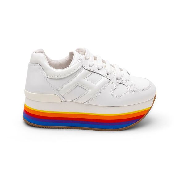 Hogan Shoes - Hogan Rainbow Sole Sneakers